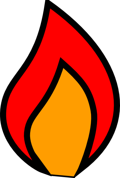 clip art candle flames - Clip Art Library