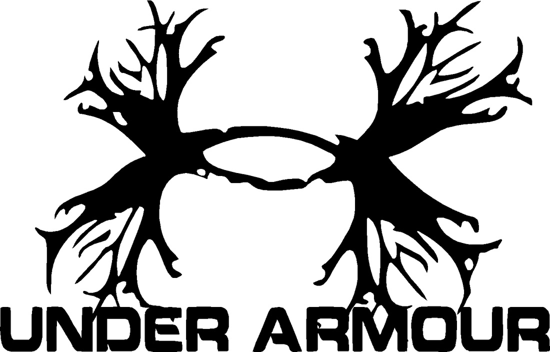 camo under armour sticker