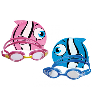 Ist Junior Swim Combo Swimming Cap And Goggles Set Kids Goggles 