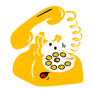 Yellow Phone Clip Art at Clker 