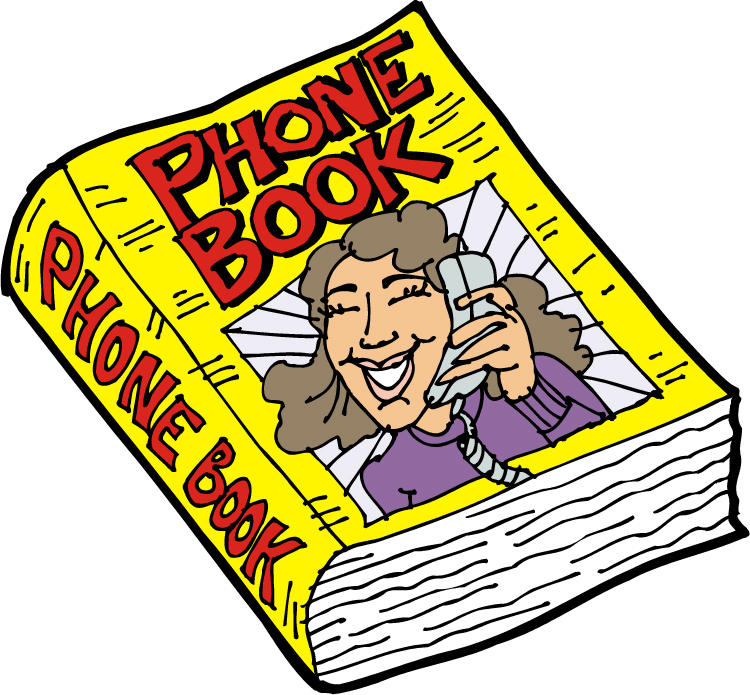 phone directory clipart - photo #19