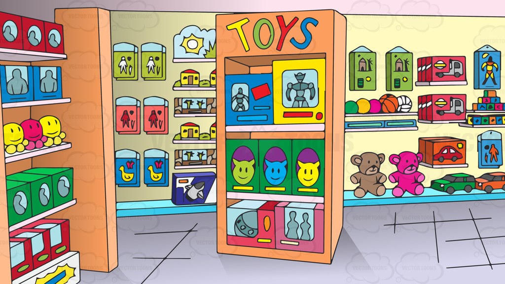 Toy store clipart 