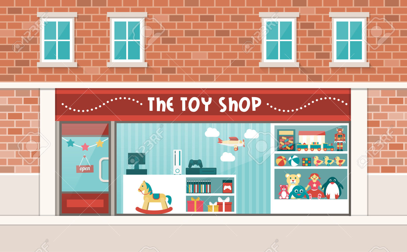 Toy store clipart 