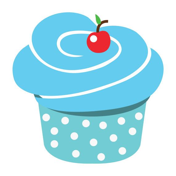 Cupcake Clipart Black And White 