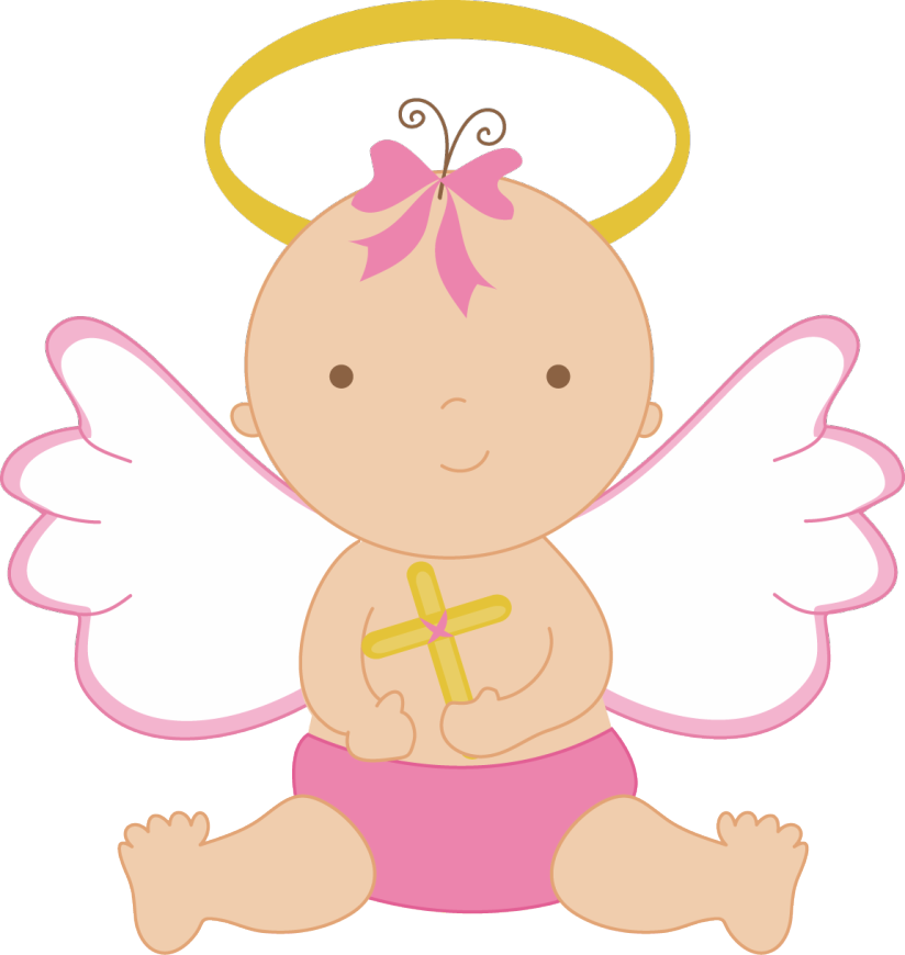 Pink angel clipart 