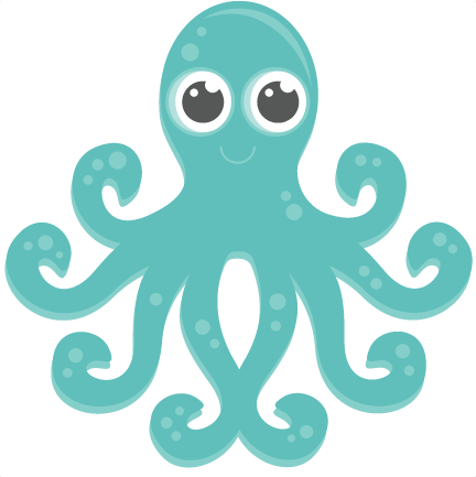 Octopus clipart transparent 