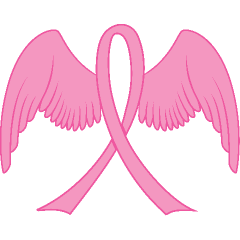 Pink Angel Wings Design 
