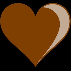 Top Brown Heart Vine Clipart Design 