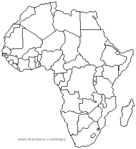 africa map blank pdf