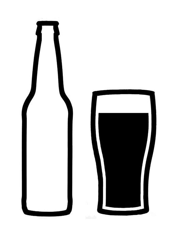 Beer Bottle Drawing 