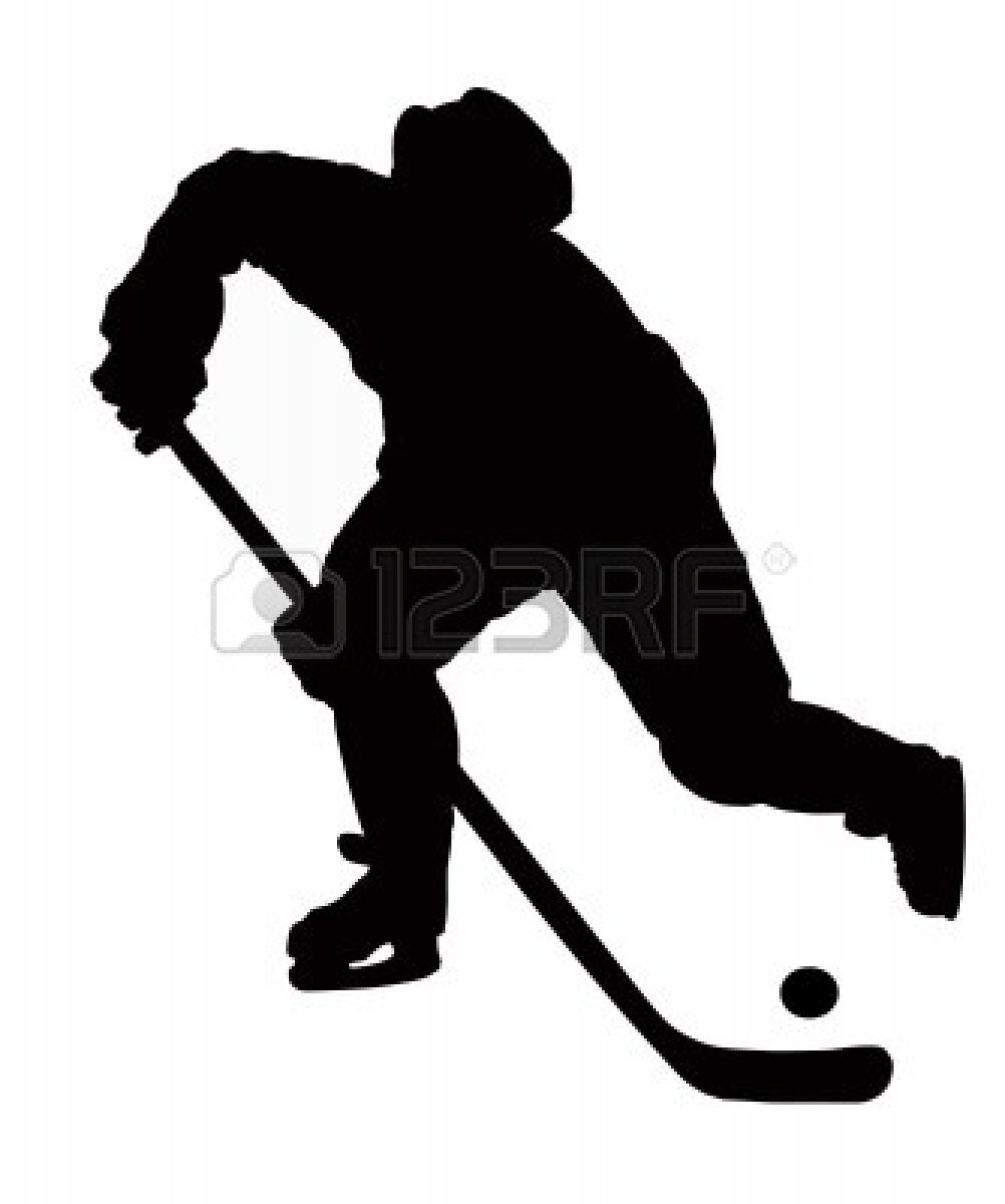 Red Hockey Stick Clipart 