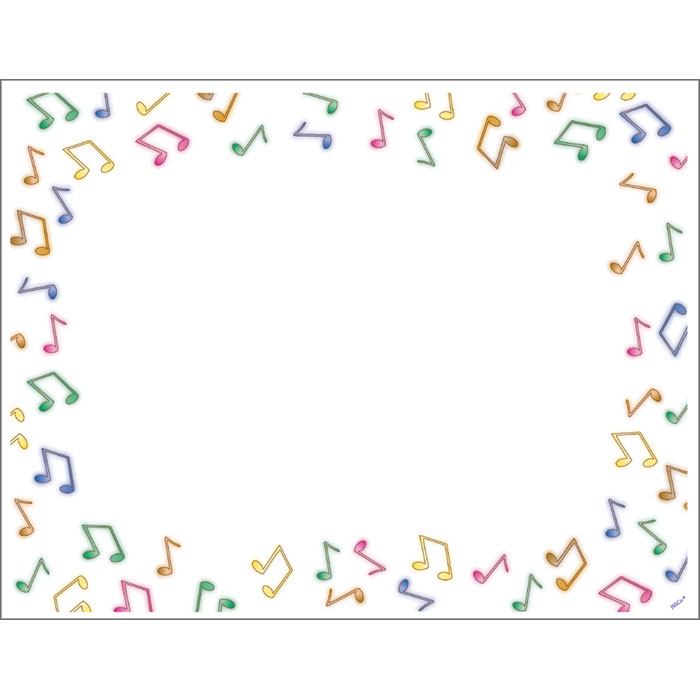 Music Notes Borders Clipart 