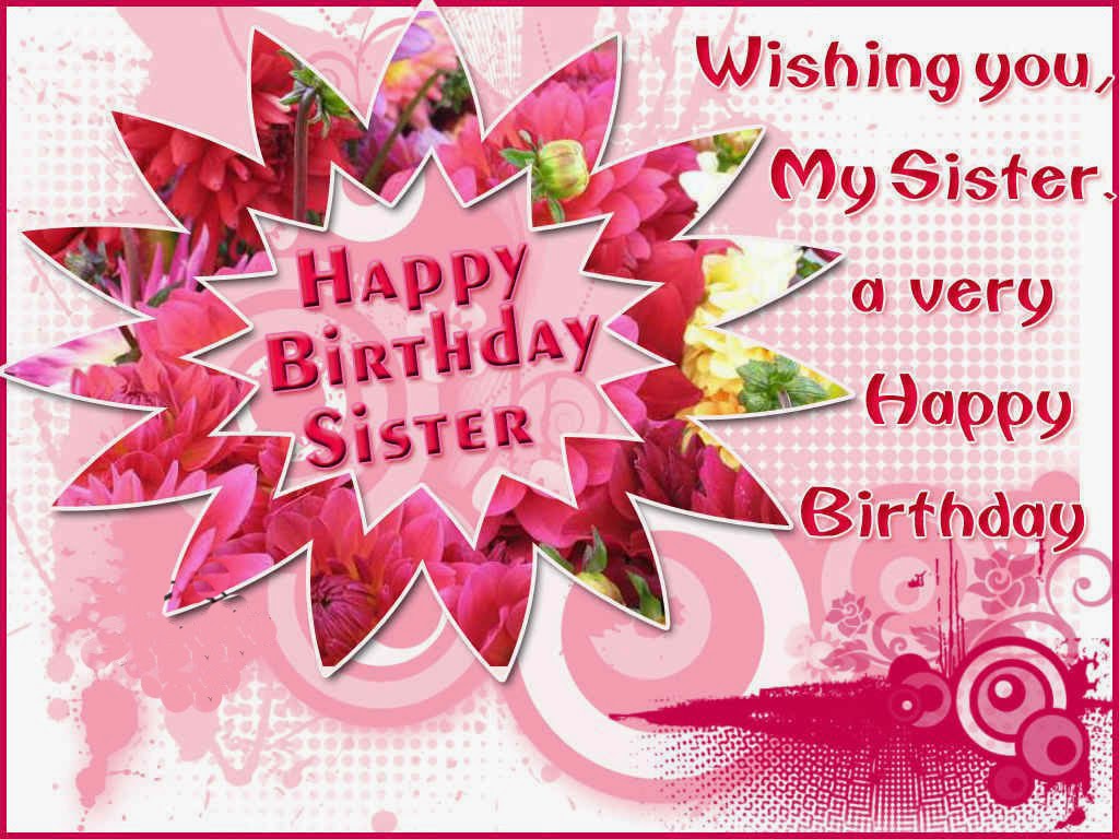 Clip Arts Related To : happy birthday sister free clipart. 