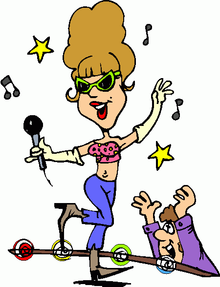 Cartoon Singer Clipart 