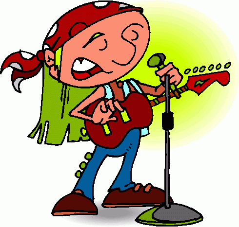 Cartoon Singer Clipart 