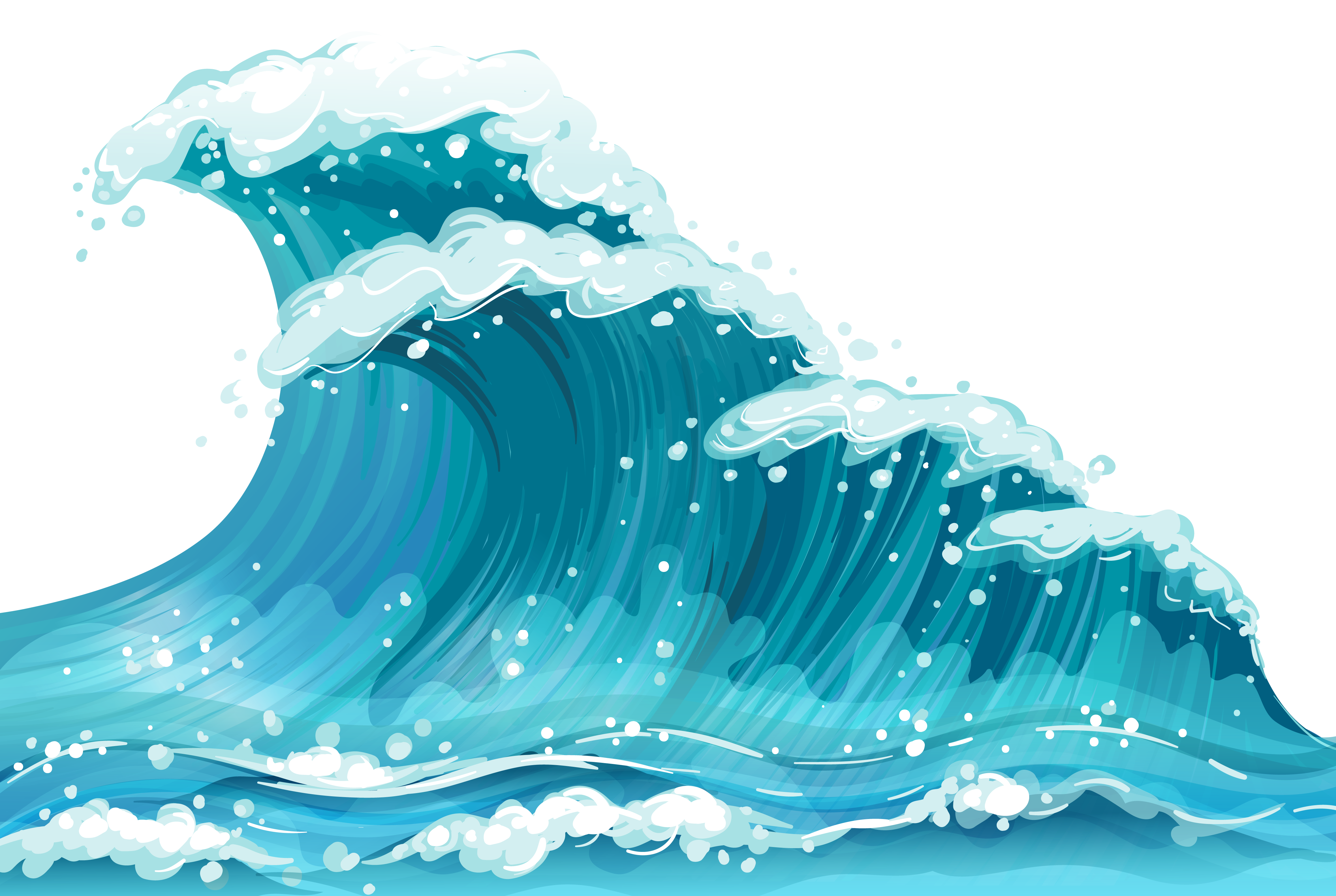 Ocean waves clip art – Gclipart 