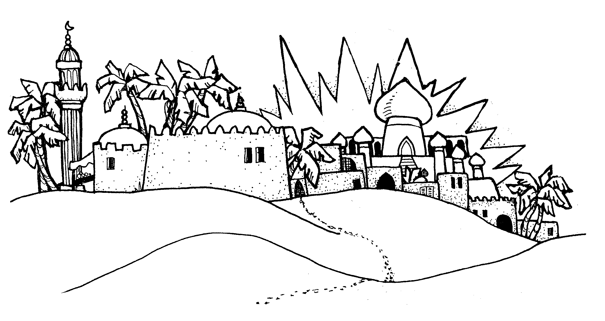 Arabian Town Lds Clipart And Handouts From Jennysmith Net 
