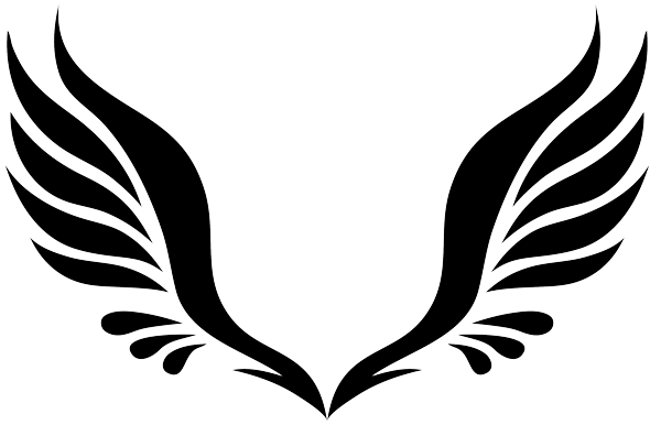 Simple Angel Wings Clipart 