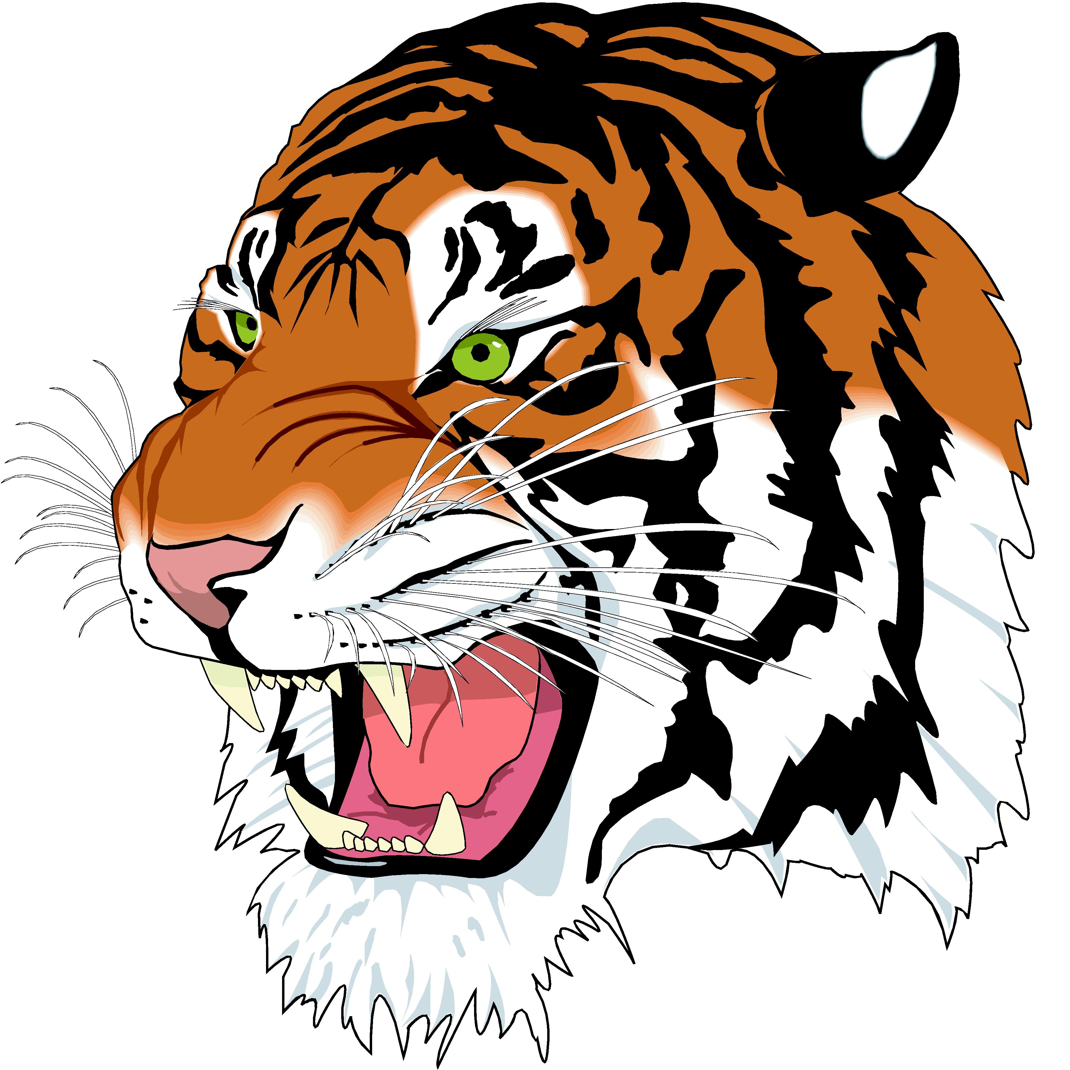 Tiger Head Clipart 