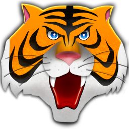 Tiger Head Icon, PNG ClipArt Image 