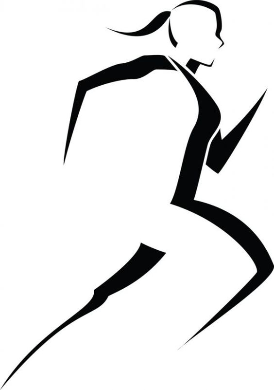 Runner Silhouette Clip Art Runner logo clip art runner 