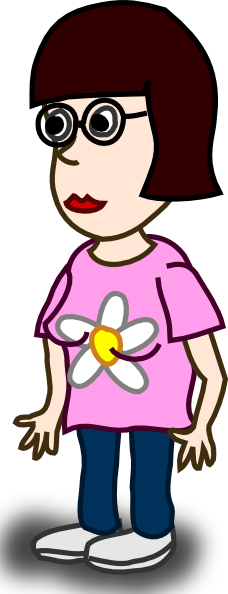 Girl Cartoon Character Clip Art At Clker Clip Art Library