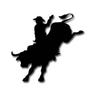 Rodeo bull clipart 