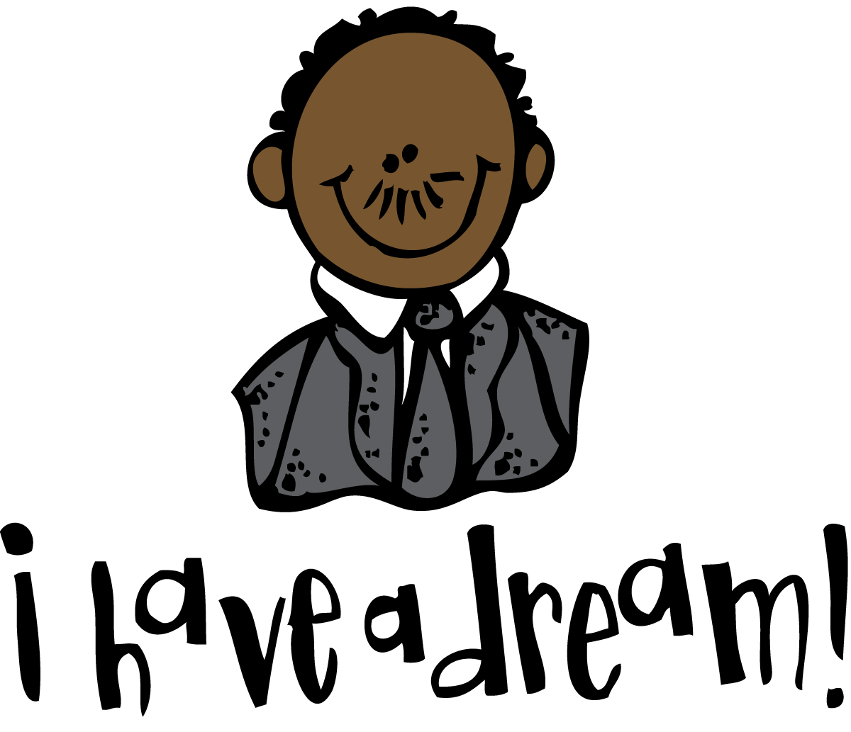 Martin luther king clip art free 