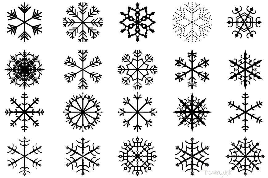 christmas clipart snowflakes - photo #22