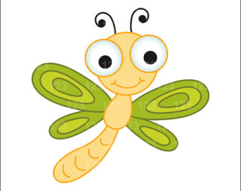 Cute dragonfly clipart 