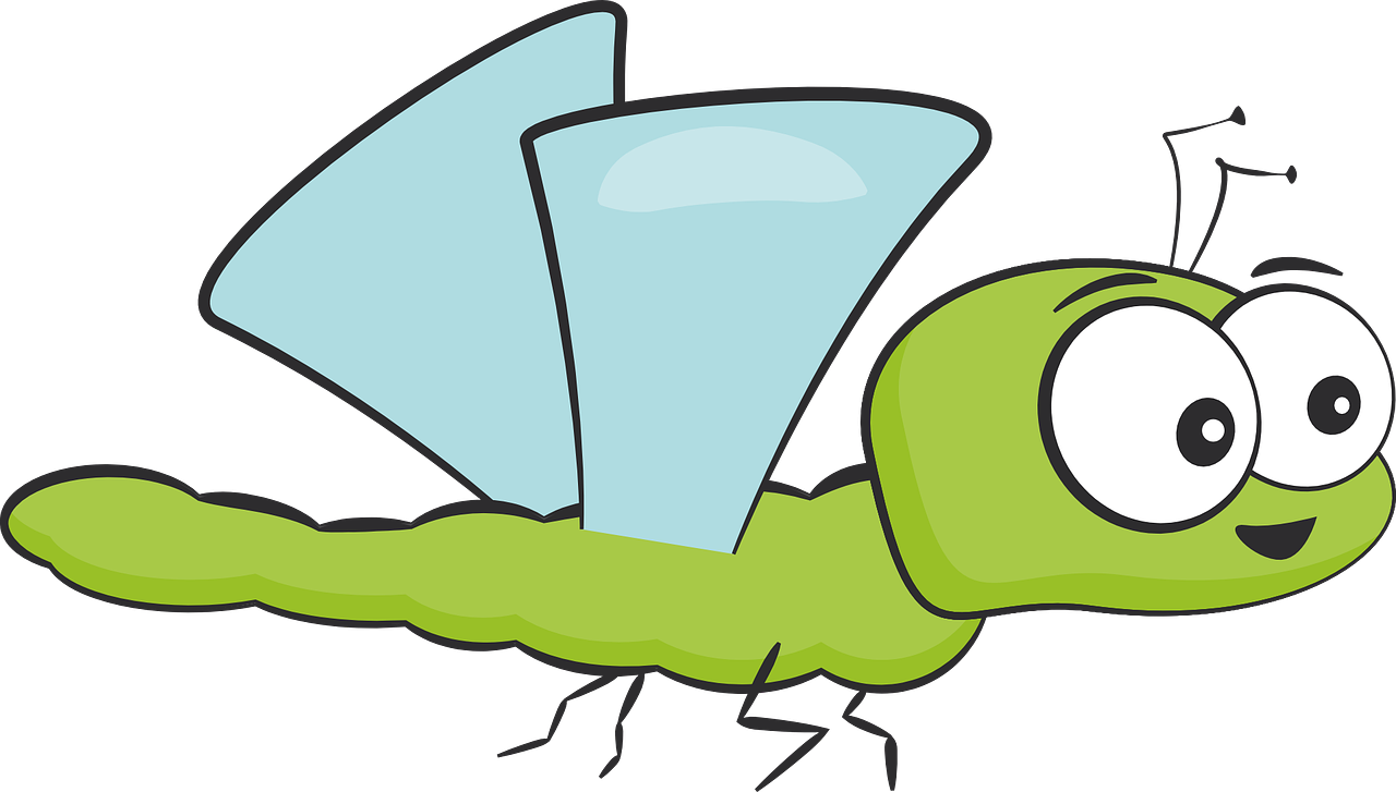 Cute Dragonfly Clipart 