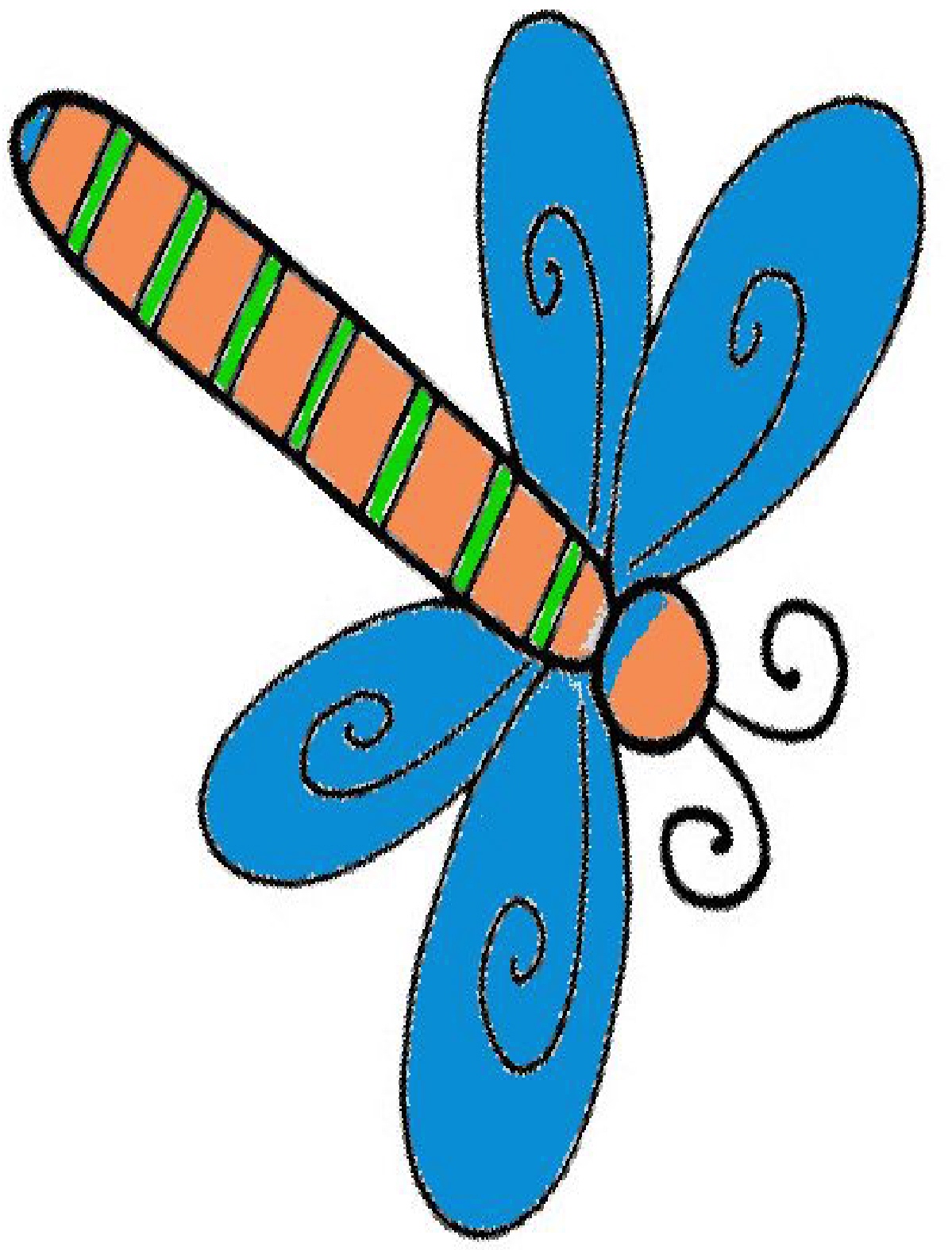 Animated dragonfly clipart 