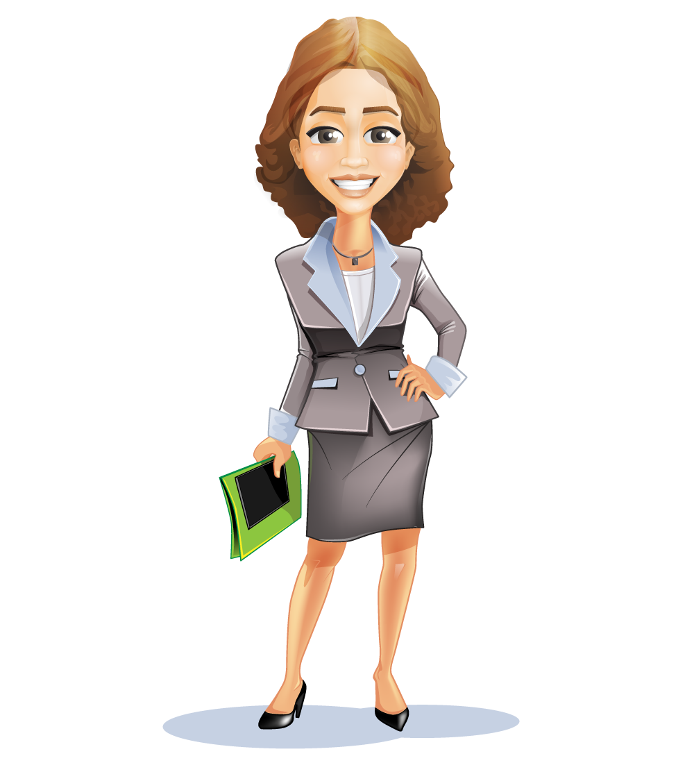 business woman cartoon png - Clip Art Library