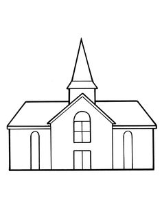 Lds church clipart black and white 