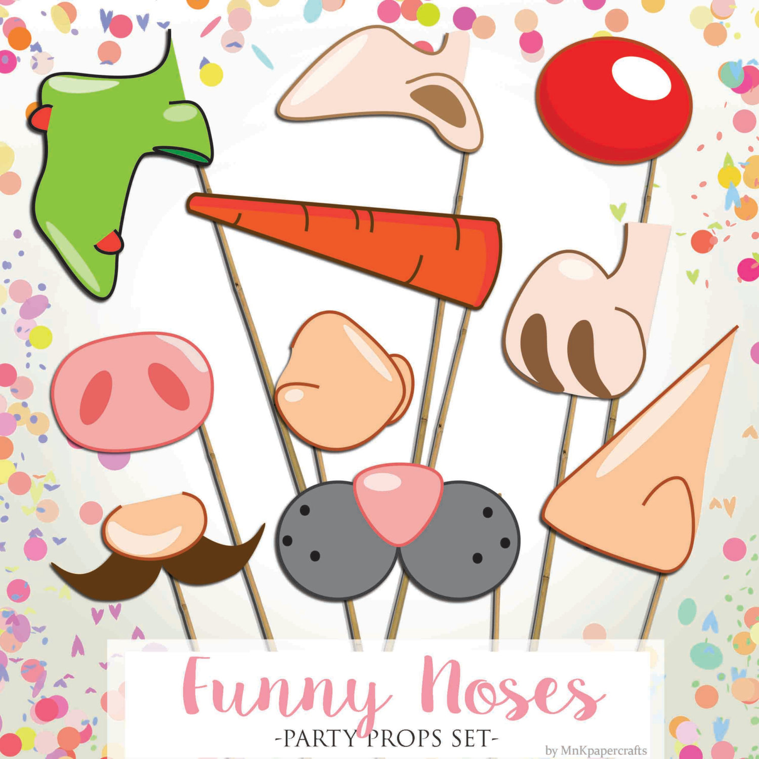 clip art printable noses Clip Art Library