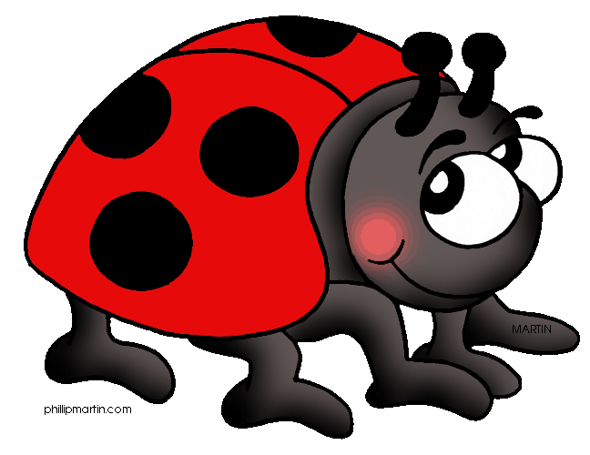 Lady bug art with ladybugs clipart 