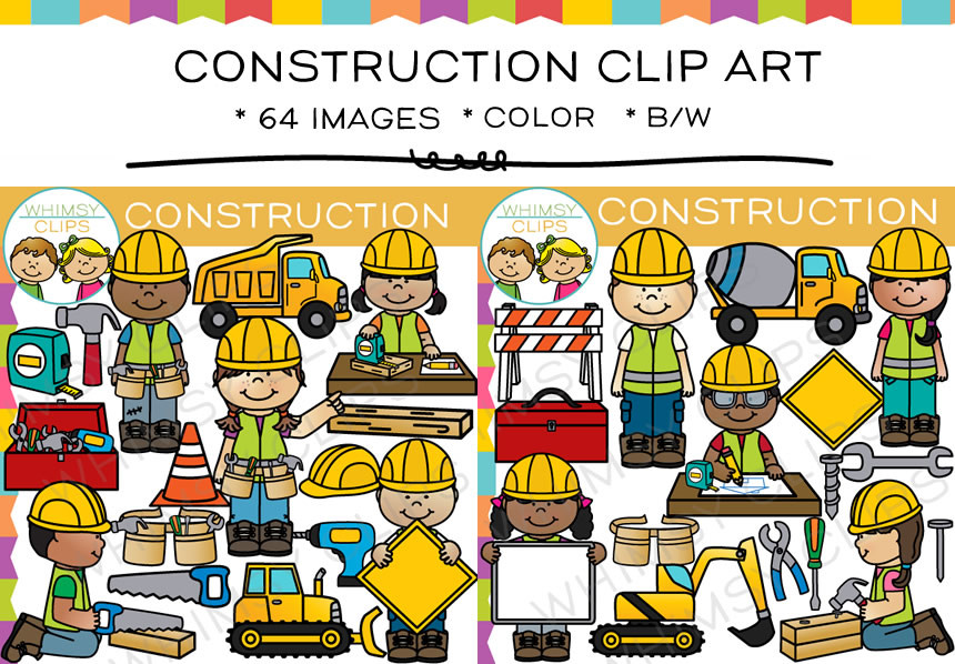 kids construction clip art