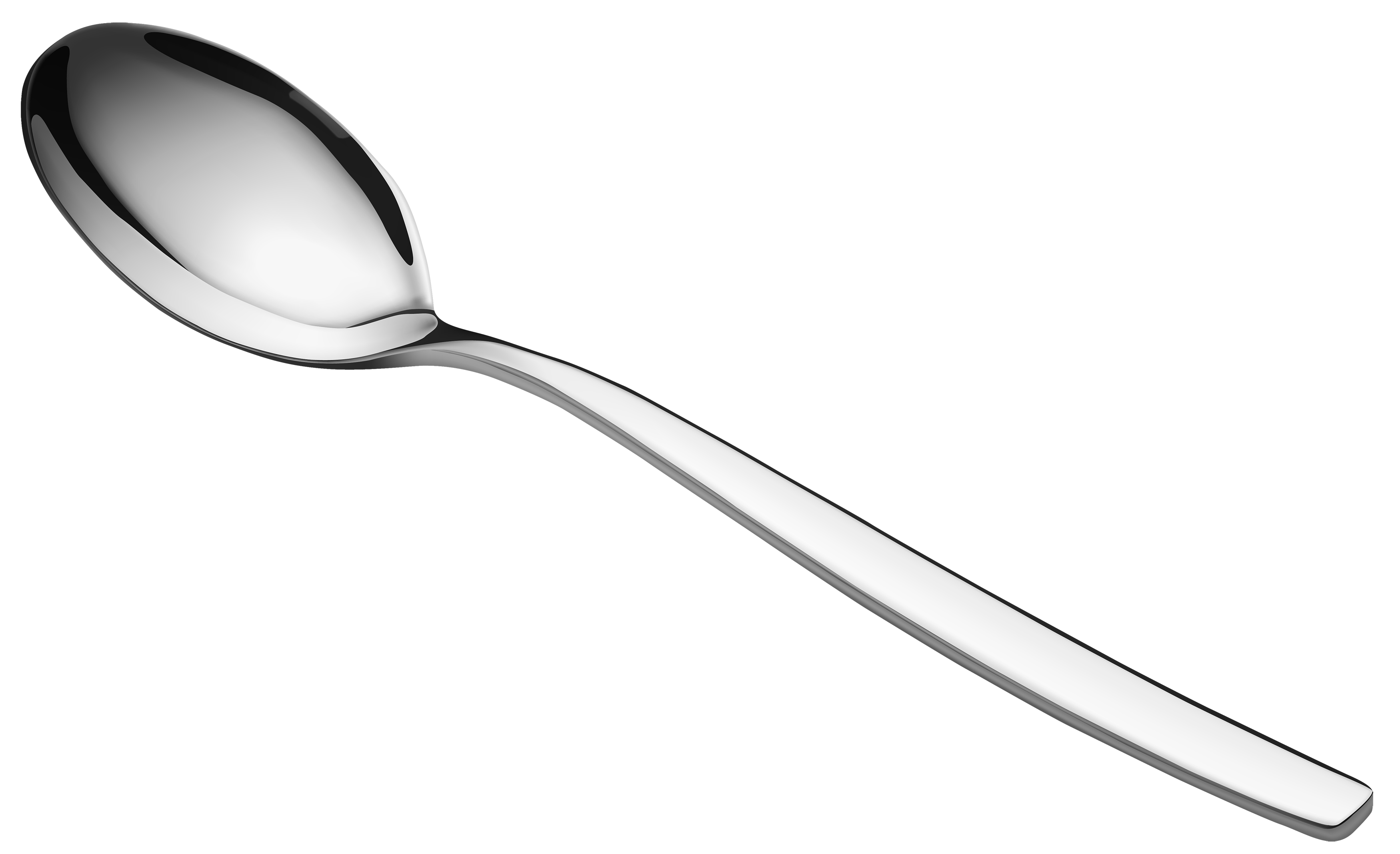 Silver spoon clipart 