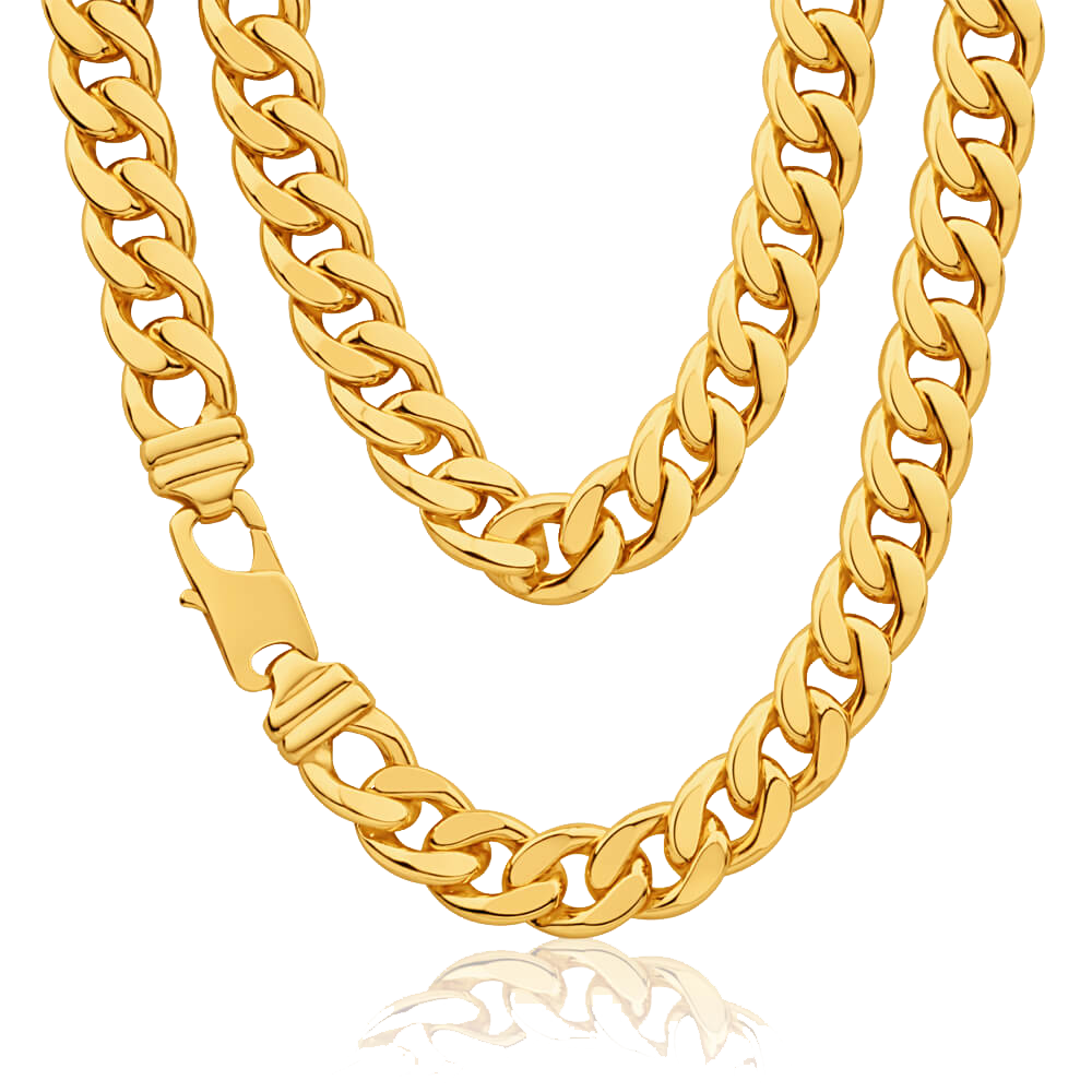 Thug Life Gold Chain PNG Clipart 