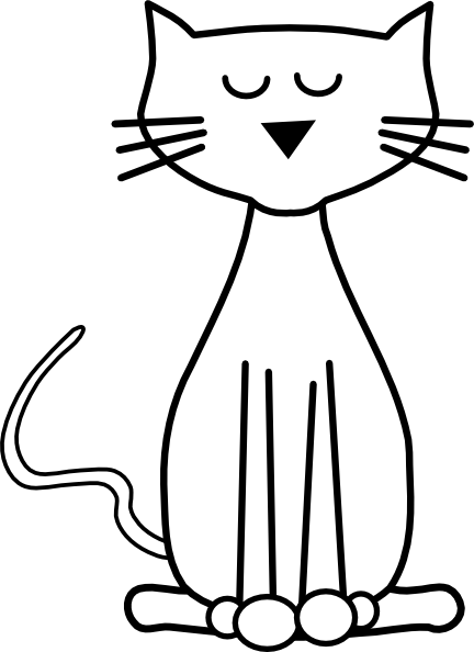 Free Cat Outline Cliparts, Download Free Cat Outline Cliparts png