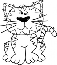 Cat Outline Clip Art Download 1,000 clip arts 