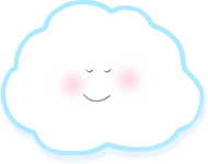 Sleeping Cloud Clip Art 
