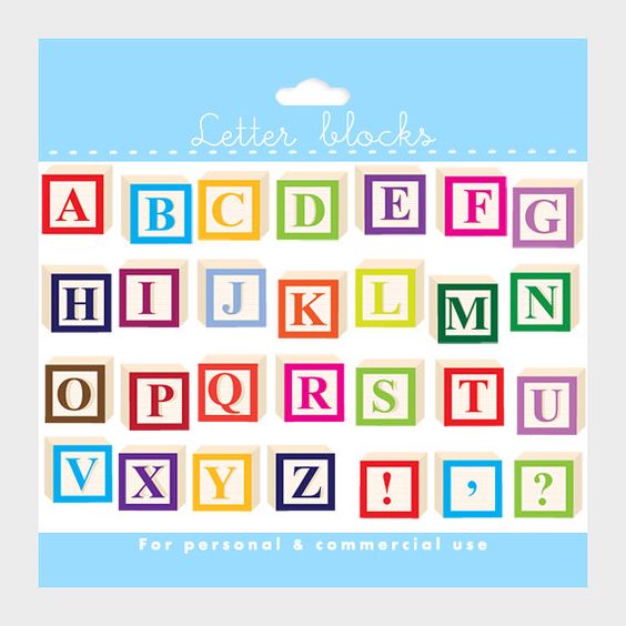children's blocks with letters