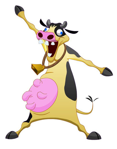 Cow Cartoon Characters 