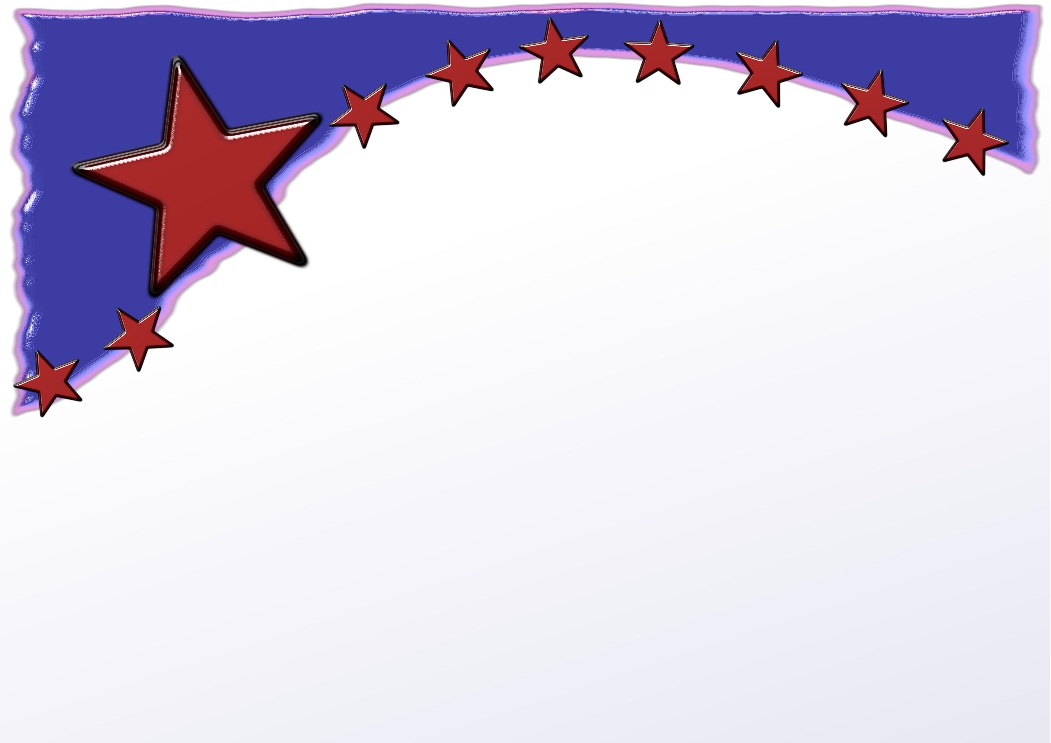 Patriotic star border clipart 