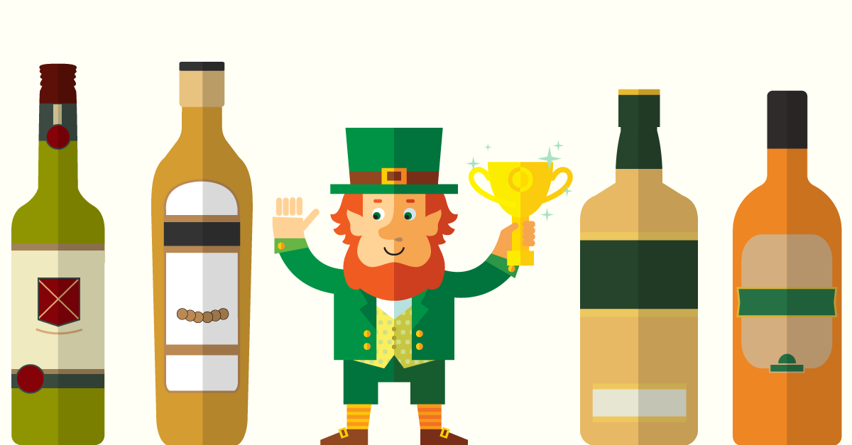 The 10 Most Popular Irish Whiskies In America [INFOGRAPHIC] 