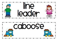Preschool Line Leader Clip Art 