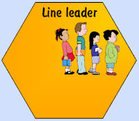 Preschool Line Leader Clip Art 