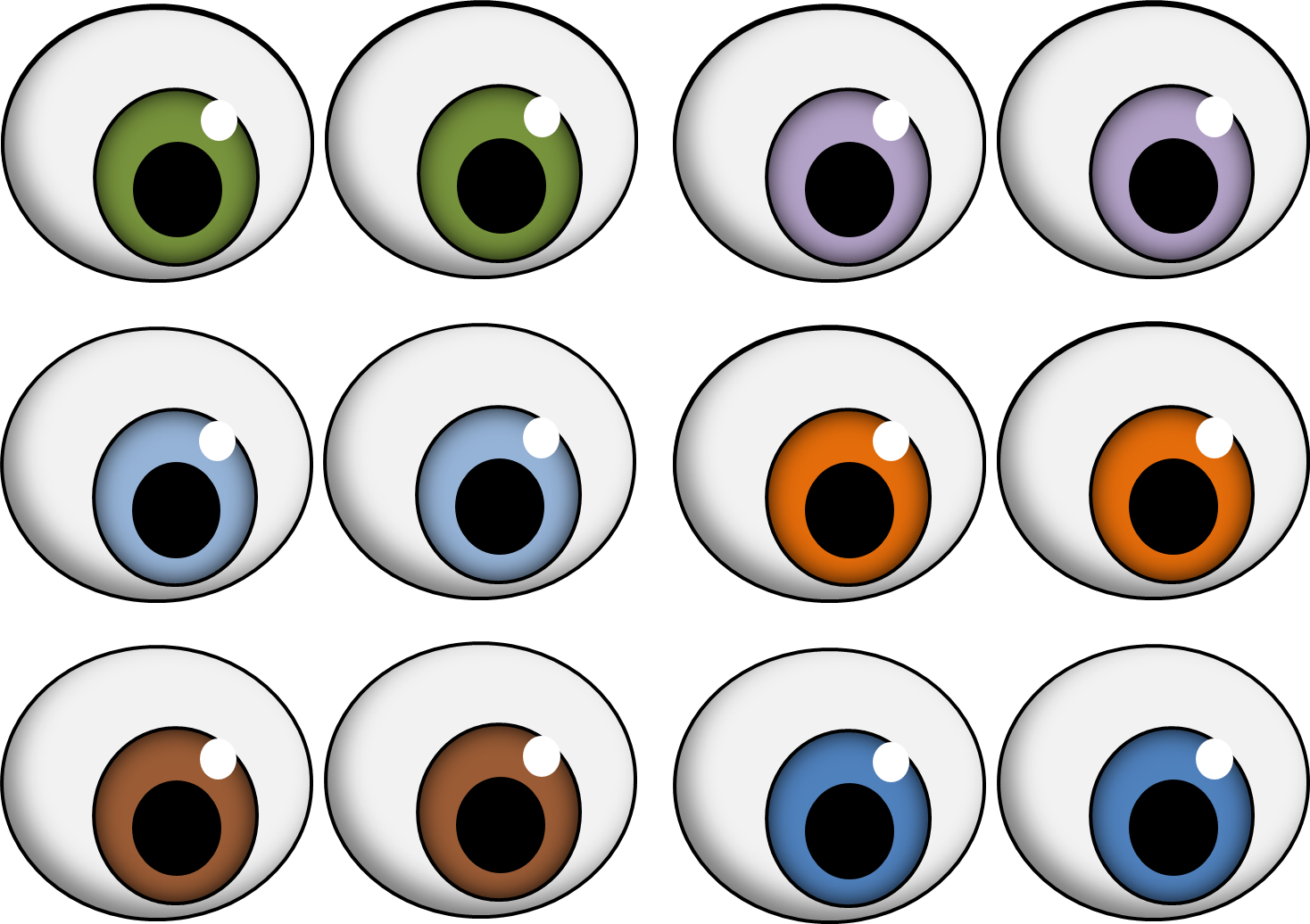 Googly eyes clip art 