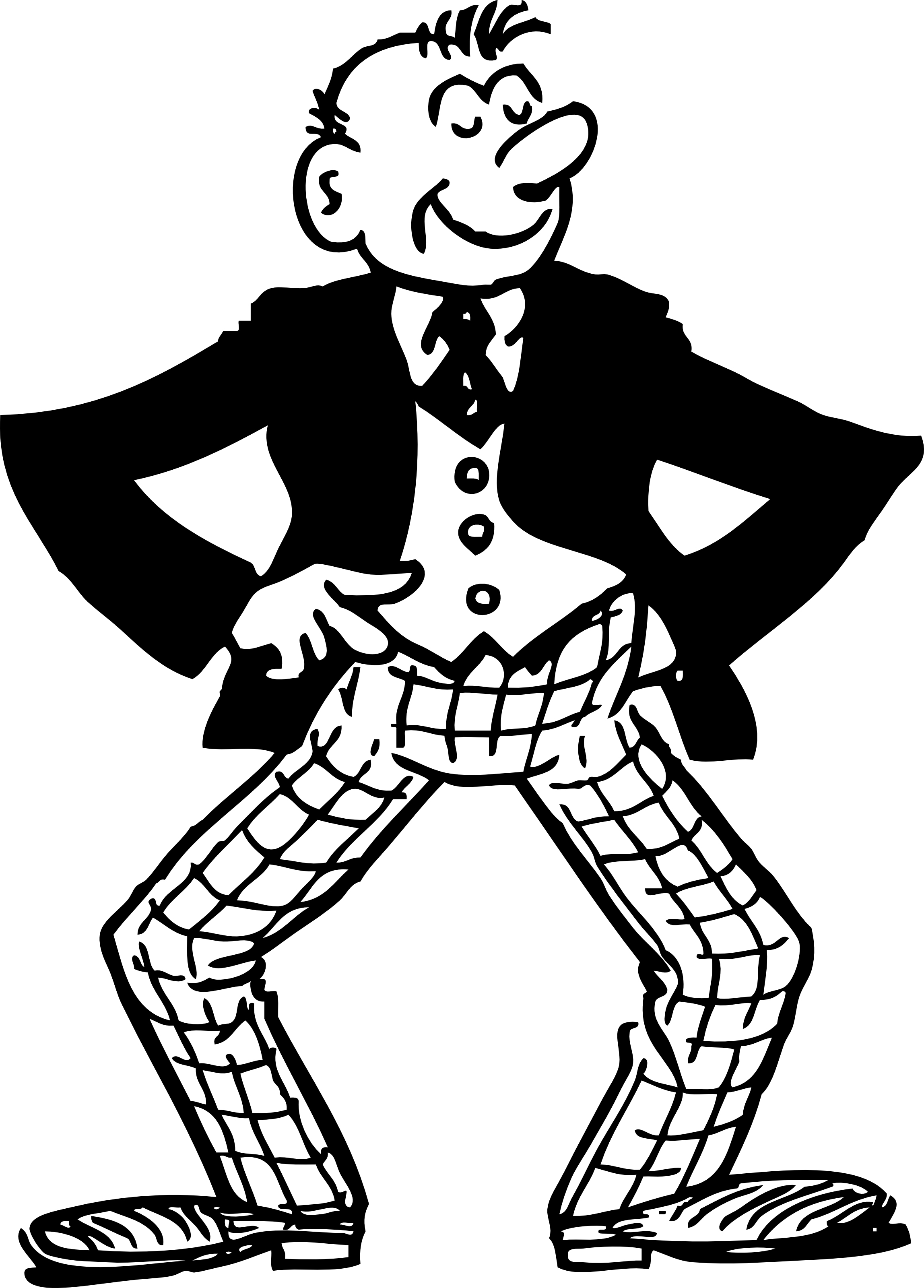 man clipart black and white png - Clip Art Library